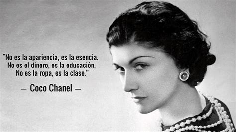 coco chanel no es la apariencia|Coco Chanel frases elegantes.